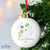 The Snowman & The Snowdog - Personalised My 1st Christmas Blue Bauble - Personalised Memento Company - Junior Bambinos