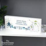 The Snowman and the Snowdog Wooden Block Sign - Personalised - Junior Bambinos