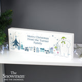 The Snowman and the Snowdog Wooden Block Sign - Personalised - Personalised Memento Company - Junior Bambinos