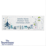 The Snowman and the Snowdog Wooden Block Sign - Personalised - Personalised Memento Company - Junior Bambinos