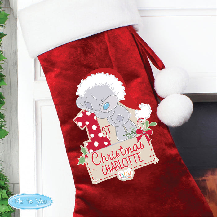 Tiny Tatty - Personalised My 1st Christmas Stocking - Personalised Memento Company - Junior Bambinos