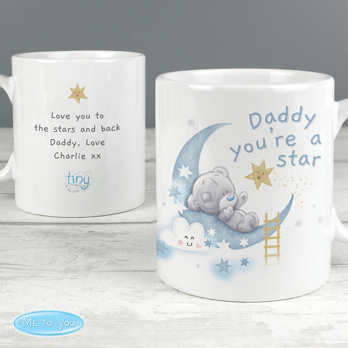 Tiny Tatty - Daddy You're a Star Personalised Mug