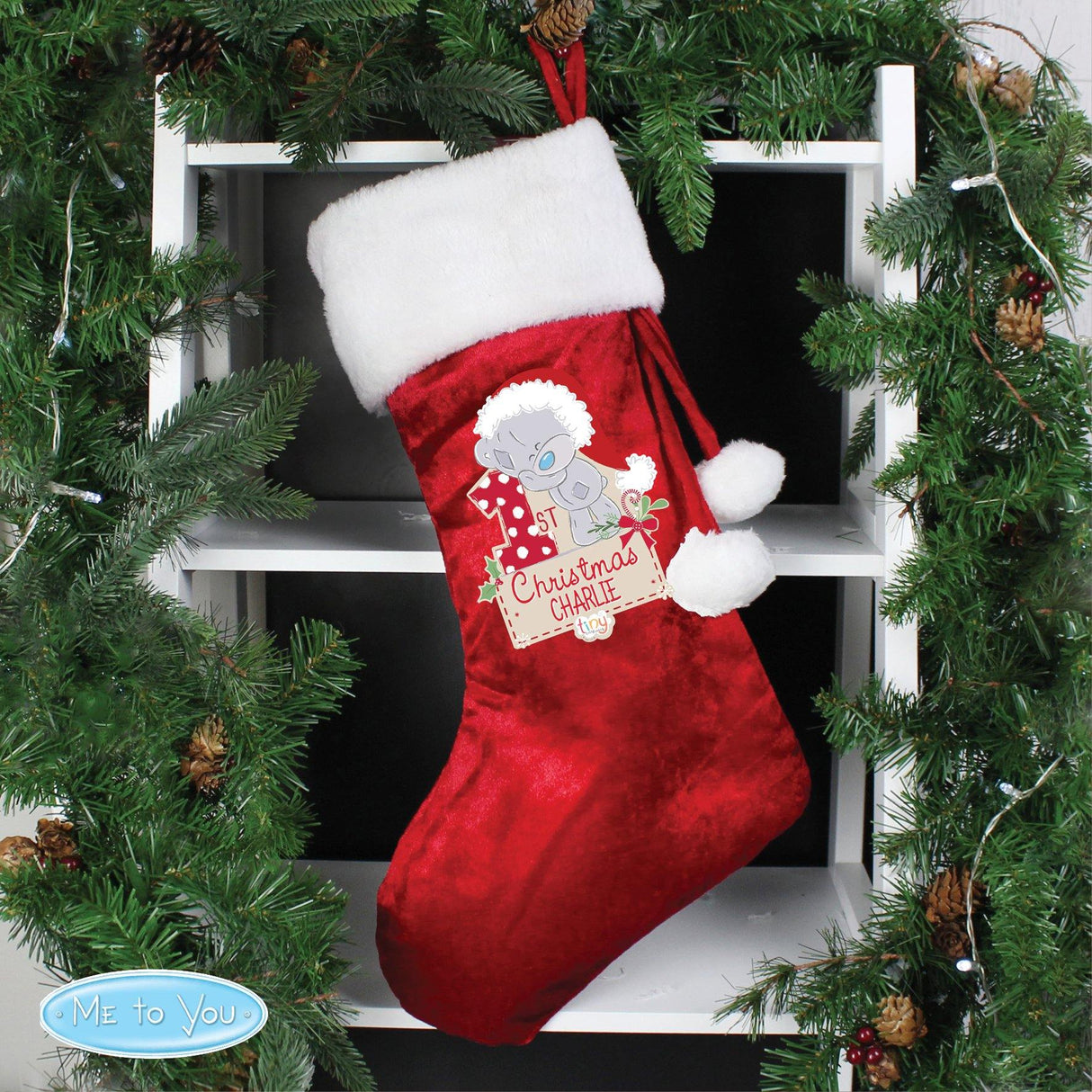 Tiny Tatty - Personalised My 1st Christmas Stocking - Junior Bambinos