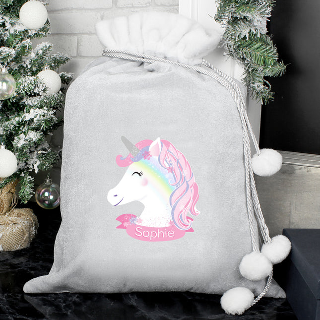 Unicorn Santa Sack - Personalised