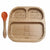 Personalised - Woodland Bamboo Suction Plate & Spoon - Signature Gifts - Junior Bambinos