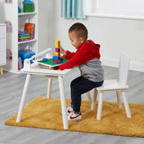 Writing Table with Lego Board - Liberty House Toys - Junior Bambinos